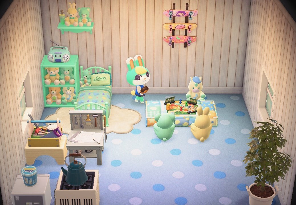 Animal Crossing: New Horizons Ariel Casa Interior