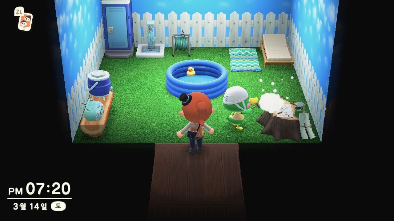 Animal Crossing: New Horizons Scooter Maison Intérieur