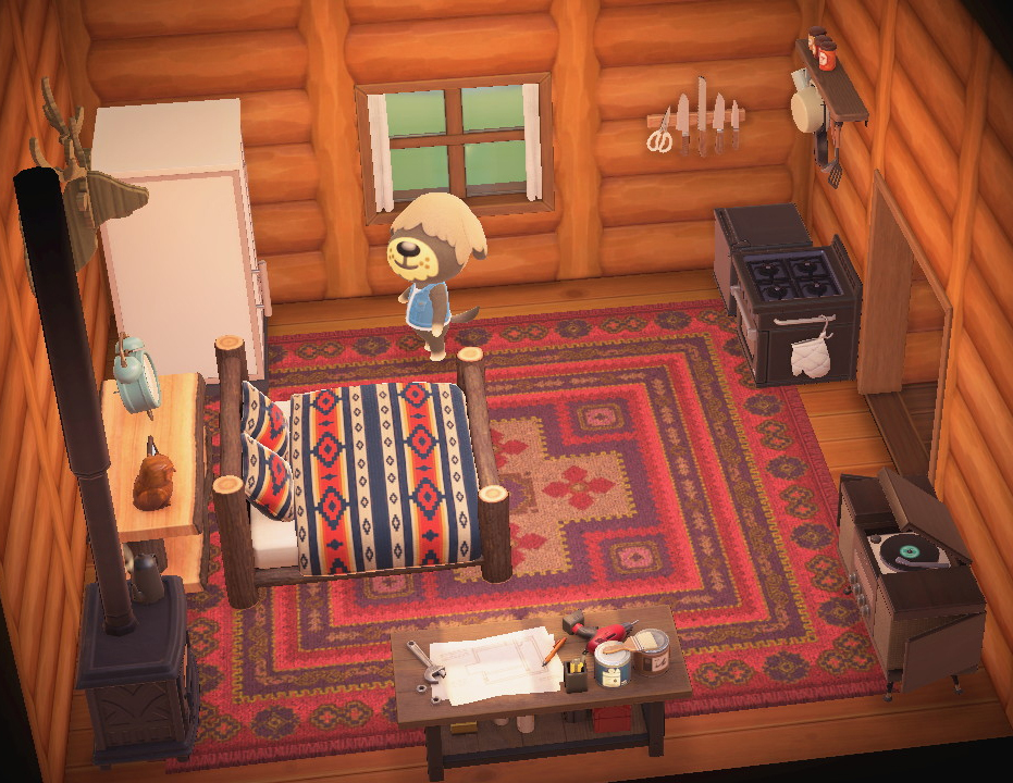 Animal Crossing: New Horizons Shep House Interior