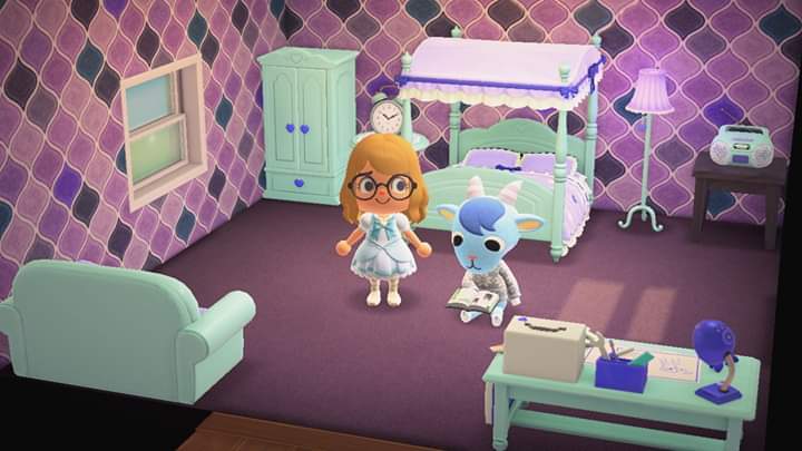 Animal Crossing: New Horizons Шерб жилой дом Интерьер