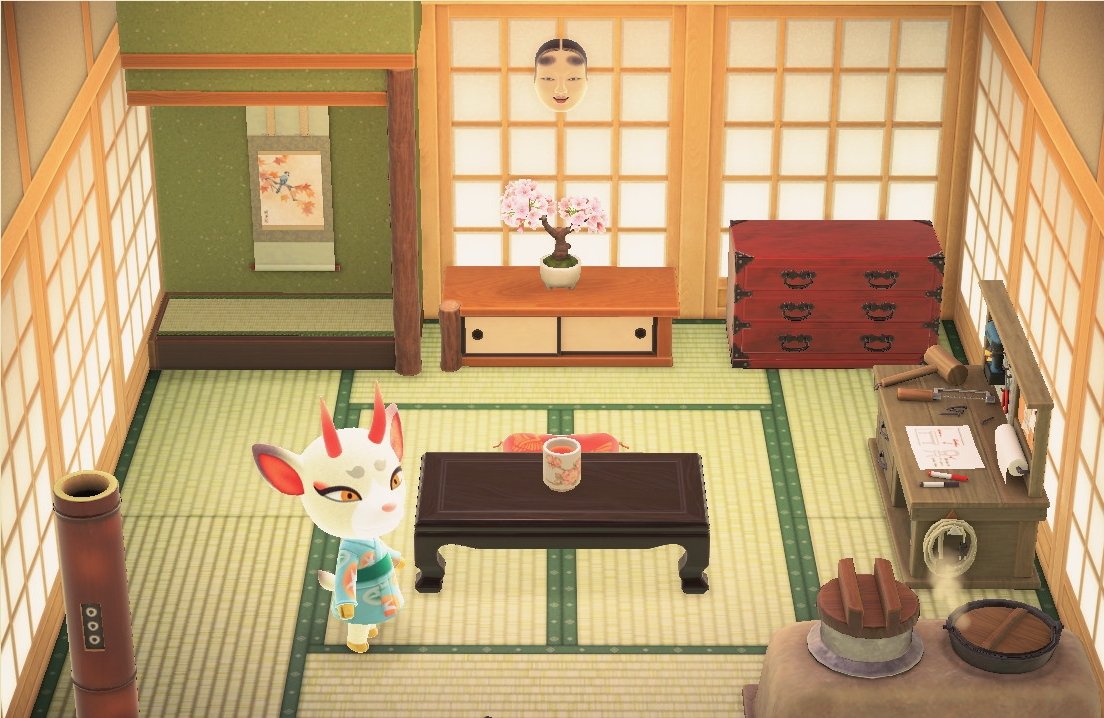 Animal Crossing: New Horizons Shino Maison Intérieur