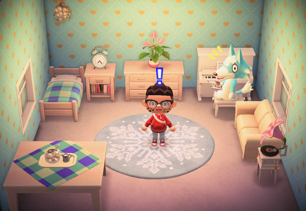 Animal Crossing: New Horizons Скай жилой дом Интерьер