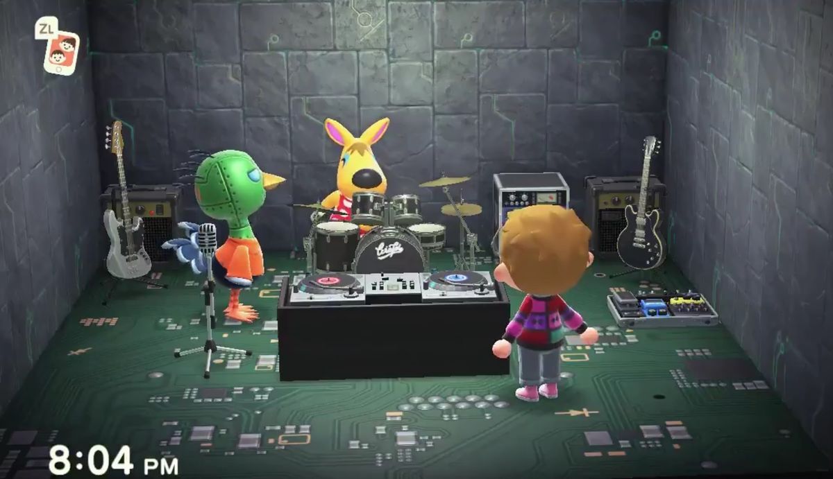 Animal Crossing: New Horizons Ráfaga Casa Interior