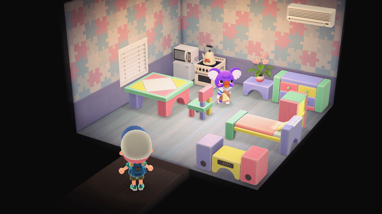 Animal Crossing: New Horizons Сидни жилой дом Интерьер