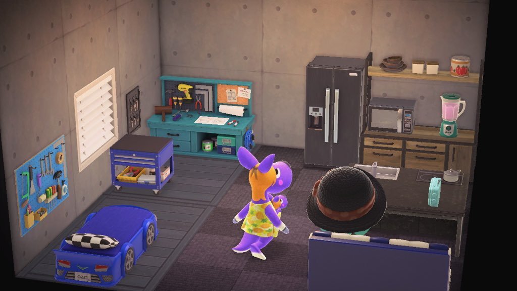 Animal Crossing: New Horizons Сильви жилой дом Интерьер