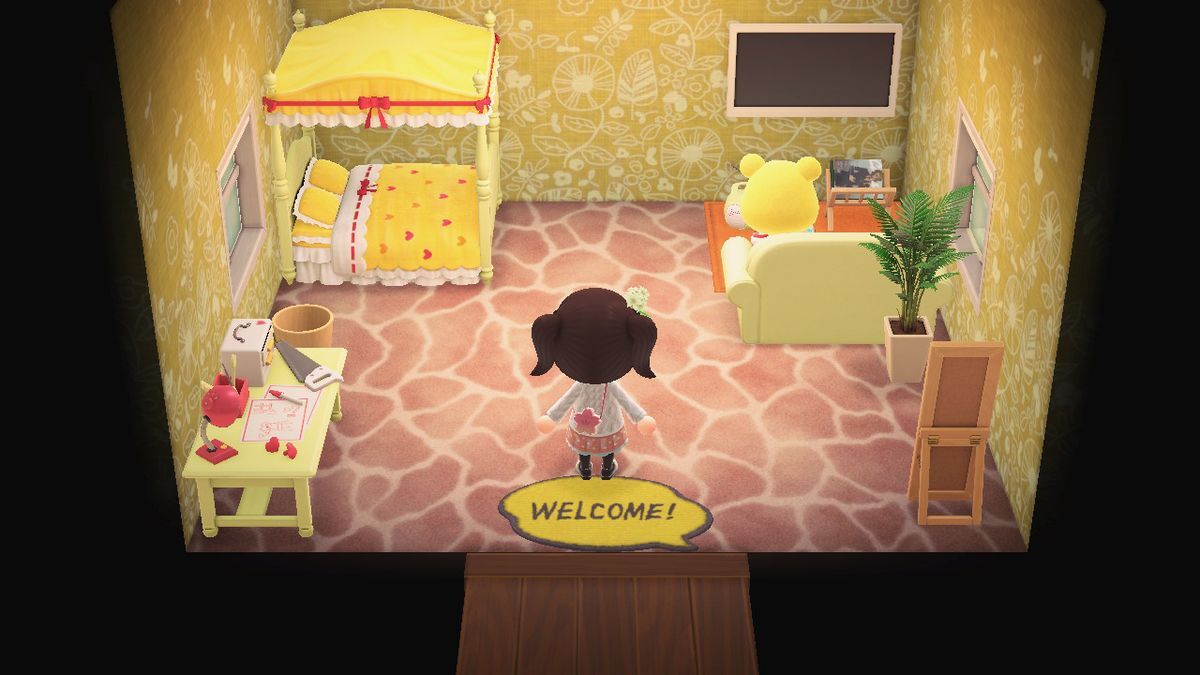 Animal Crossing: New Horizons Тамми жилой дом Интерьер