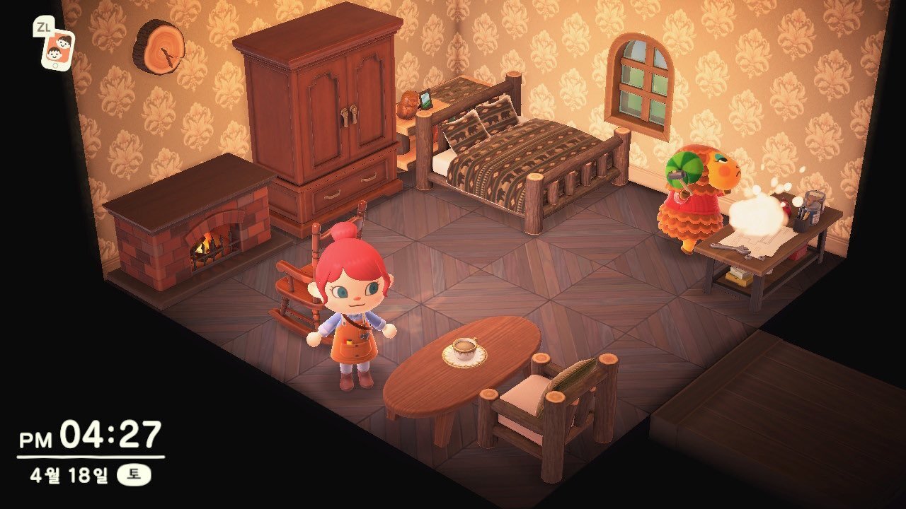 Animal Crossing: New Horizons Тимбр жилой дом Интерьер