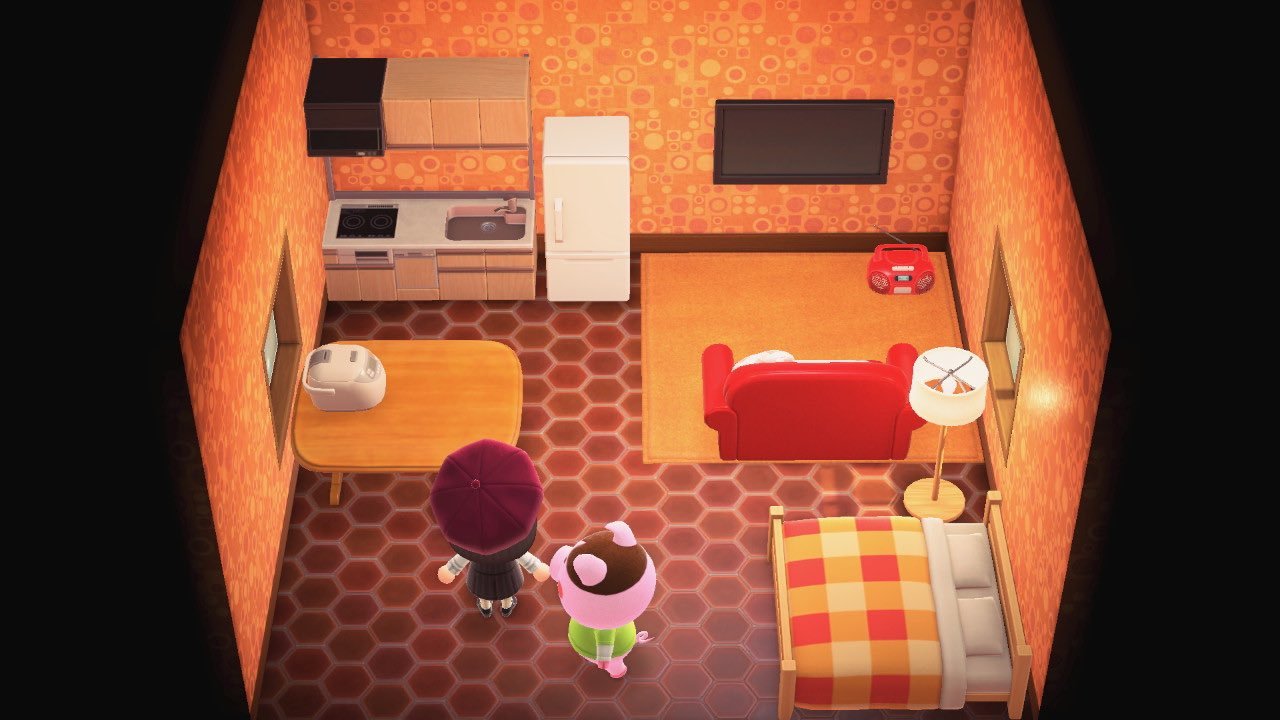 Animal Crossing: New Horizons Трафлс жилой дом Интерьер