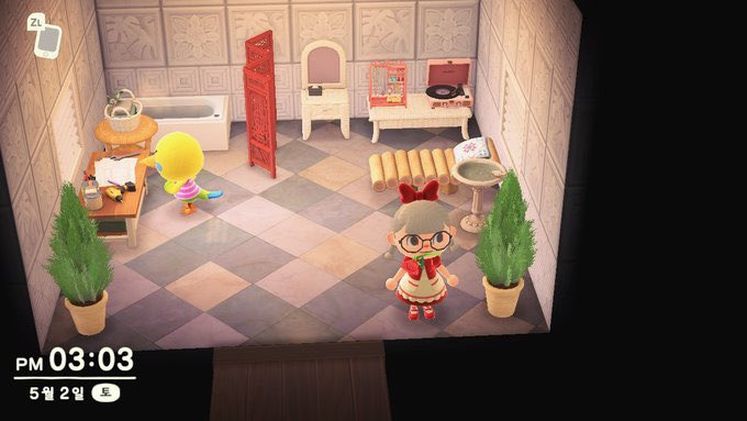 Animal Crossing: New Horizons Tití Casa Interior
