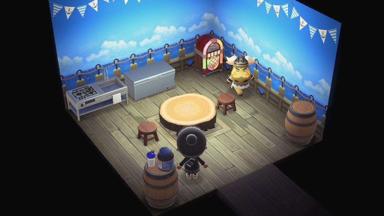 Animal Crossing: New Horizons Вик жилой дом Интерьер
