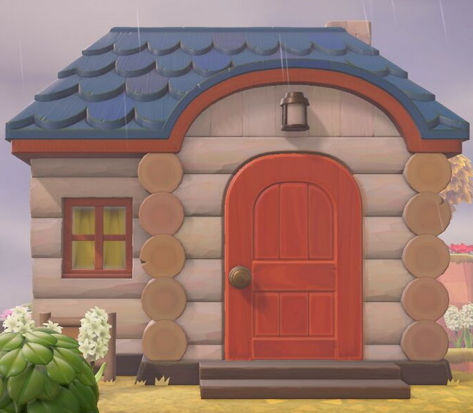 Animal Crossing: New Horizons Эйс жилой дом внешний вид