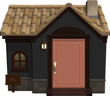 Animal Crossing: New Horizons Negrea Casa Vista Exterior