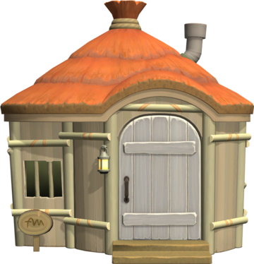 Animal Crossing: New Horizons Алис жилой дом внешний вид