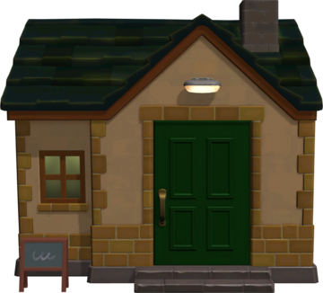 Animal Crossing: New Horizons Анчоуи жилой дом внешний вид