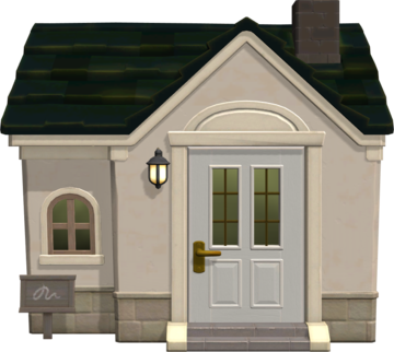 Animal Crossing: New Horizons Аполло жилой дом внешний вид