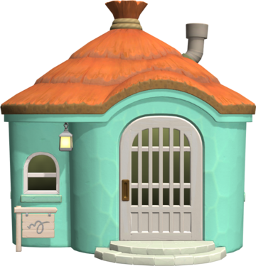 Animal Crossing: New Horizons Audie Casa Buitenaanzicht