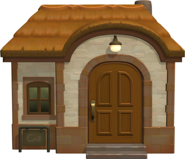 Animal Crossing: New Horizons Cucciola Huis Vista Esterna