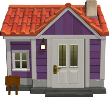 Animal Crossing: New Horizons Бекки жилой дом внешний вид