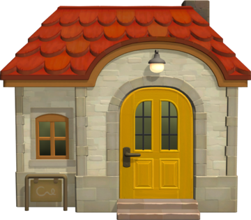Animal Crossing: New Horizons Бенедикт жилой дом внешний вид