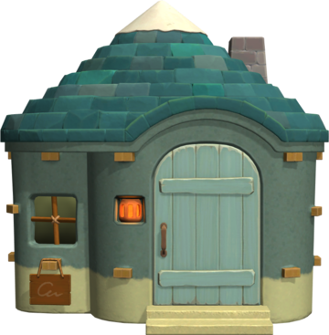 Animal Crossing: New Horizons Берт жилой дом внешний вид