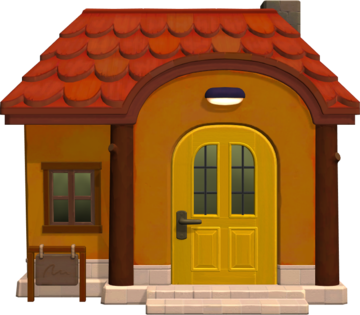Animal Crossing: New Horizons Беттин жилой дом внешний вид