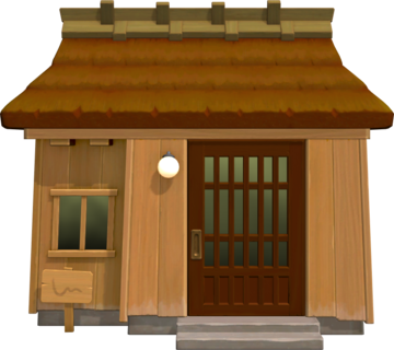 Animal Crossing: New Horizons Brito Casa Vista Exterior