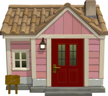 Animal Crossing: New Horizons Ofelia Casa Vista Exterior