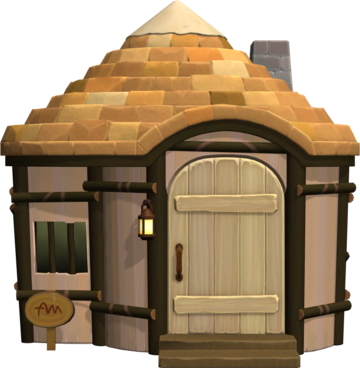 Animal Crossing: New Horizons Lolly Huis Vista Esterna