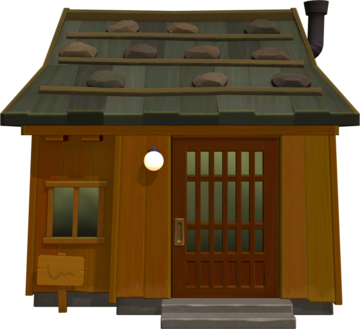 Animal Crossing: New Horizons Бутс жилой дом внешний вид