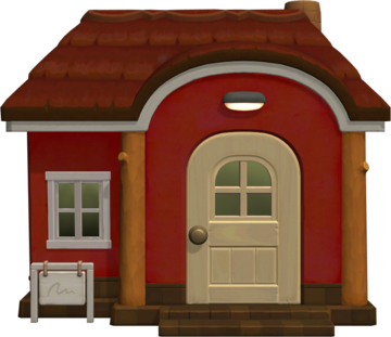 Animal Crossing: New Horizons Бойд жилой дом внешний вид
