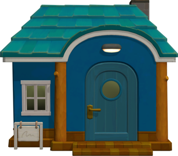 Animal Crossing: New Horizons Брокколо жилой дом внешний вид