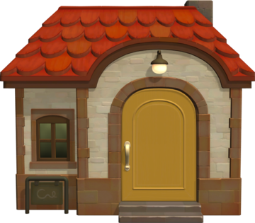 Animal Crossing: New Horizons Банни жилой дом внешний вид
