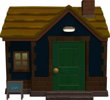 Animal Crossing: New Horizons Камофрог жилой дом внешний вид