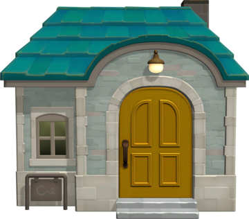 Animal Crossing: New Horizons Lora Haus Außenansicht