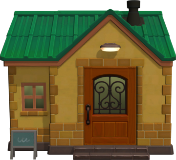 Animal Crossing: New Horizons Шарлиз жилой дом внешний вид
