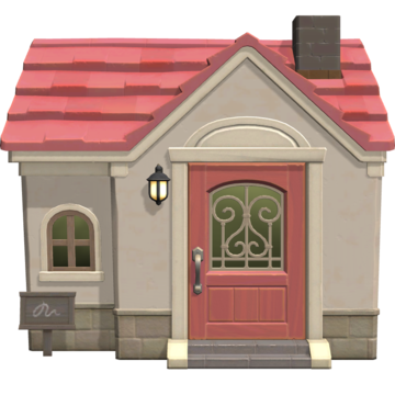 Animal Crossing: New Horizons Челси жилой дом внешний вид