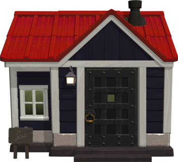 Animal Crossing: New Horizons Черри жилой дом внешний вид