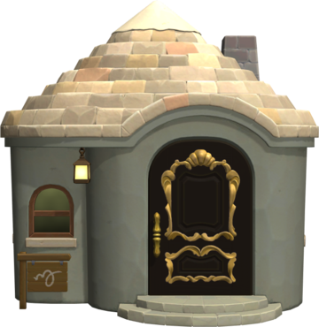 Animal Crossing: New Horizons Solomín Casa Vista Exterior
