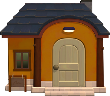 Animal Crossing: New Horizons Клод жилой дом внешний вид
