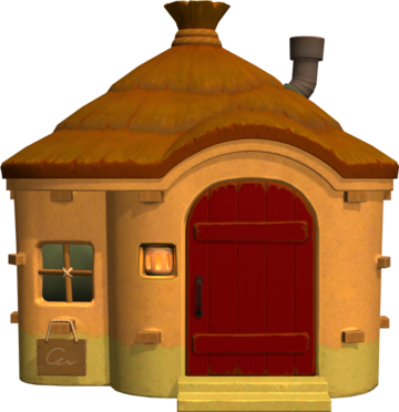 Animal Crossing: New Horizons Клэ жилой дом внешний вид