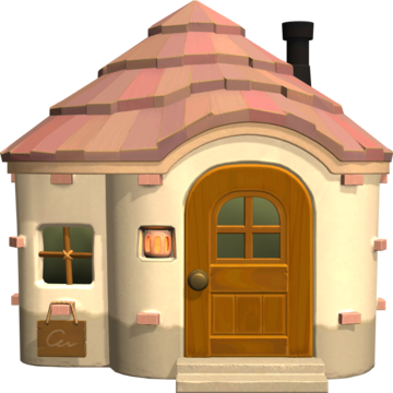 Animal Crossing: New Horizons Cookie Casa Buitenaanzicht