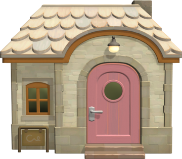 Animal Crossing: New Horizons Керли жилой дом внешний вид