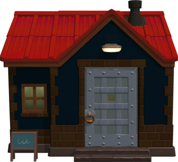 Animal Crossing: New Horizons Сид жилой дом внешний вид
