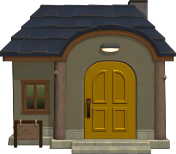 Animal Crossing: New Horizons Дин жилой дом внешний вид