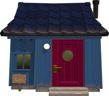 Animal Crossing: New Horizons Дел жилой дом внешний вид