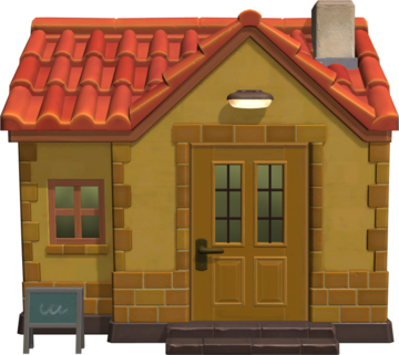 Animal Crossing: New Horizons Элиз жилой дом внешний вид