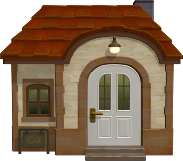 Animal Crossing: New Horizons Элл жилой дом внешний вид