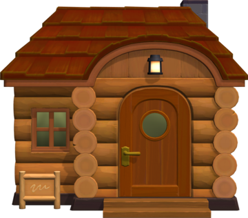 Animal Crossing: New Horizons Элмер жилой дом внешний вид