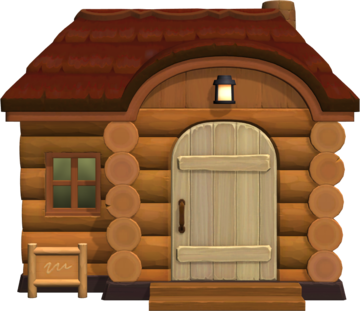 Animal Crossing: New Horizons Эрик жилой дом внешний вид
