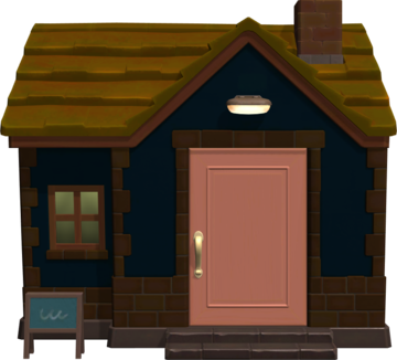 Animal Crossing: New Horizons Юнис жилой дом внешний вид